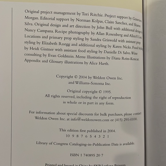 Williams Sonoma Casual Occasions Cookbook revised edition - Picture 16 of 16